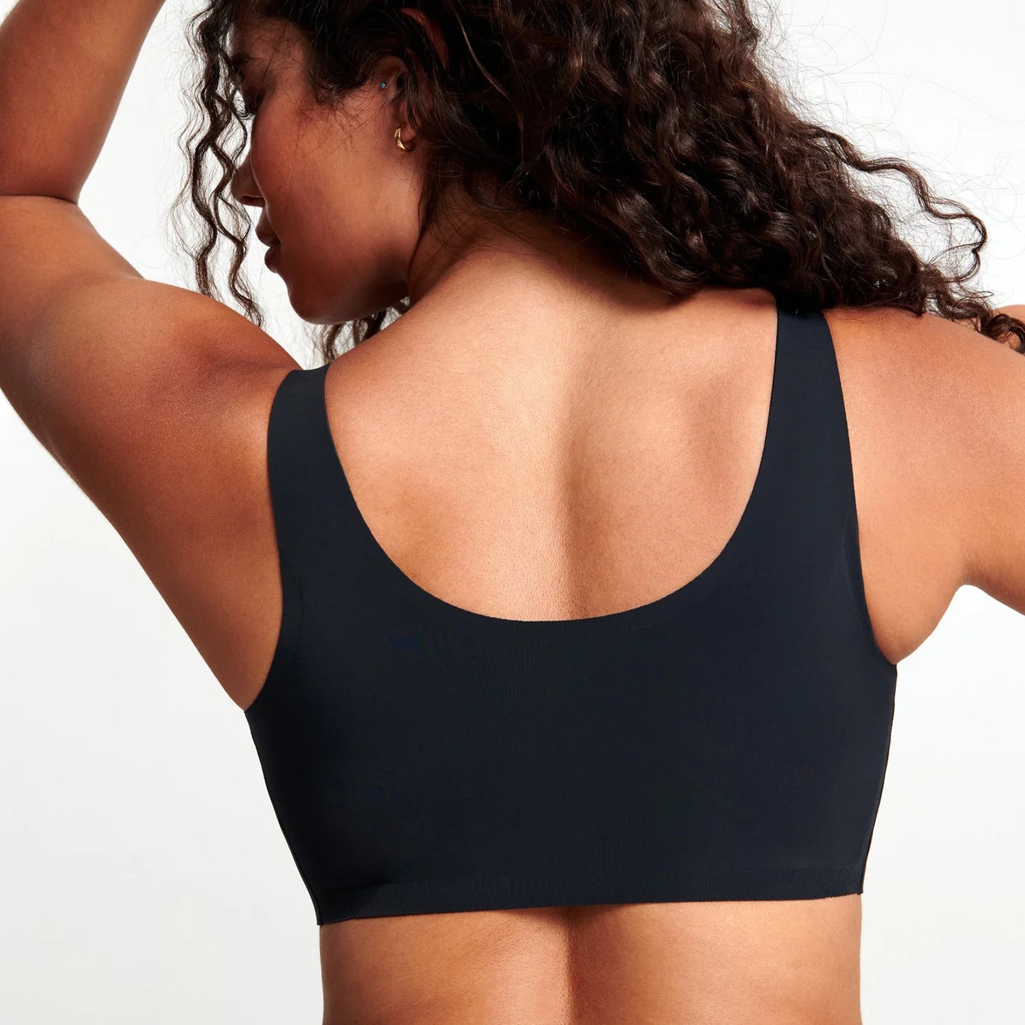 Evelyn & Bobbie Wire-Free Scoop Neck Bra - Black