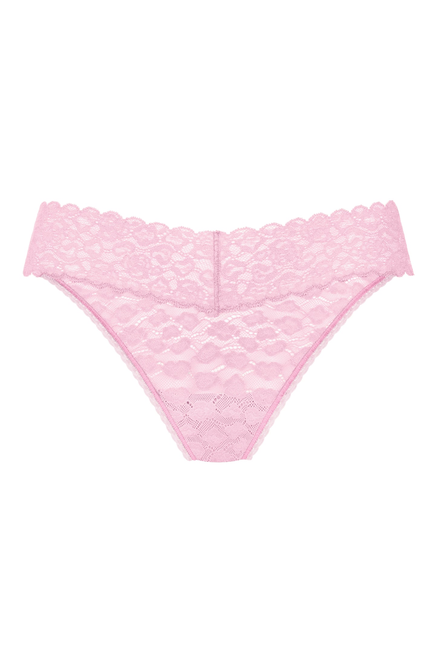 Savage Lace Thong - Soft Pink
