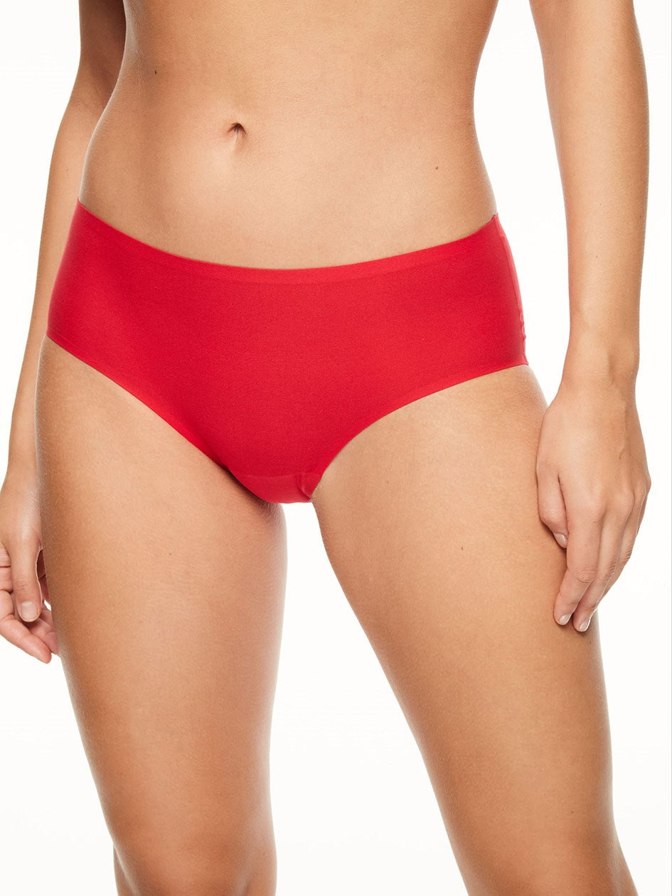 Soft Stretch Hipster Panty - Poppy Red