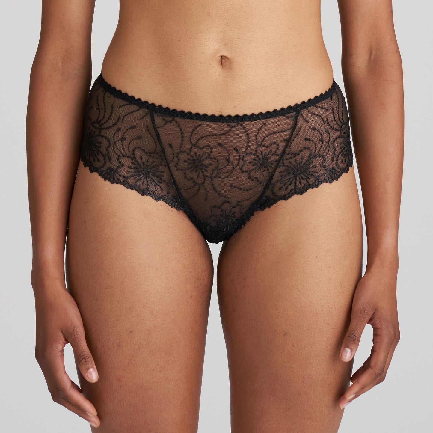 Jane Luxury Thong - Black