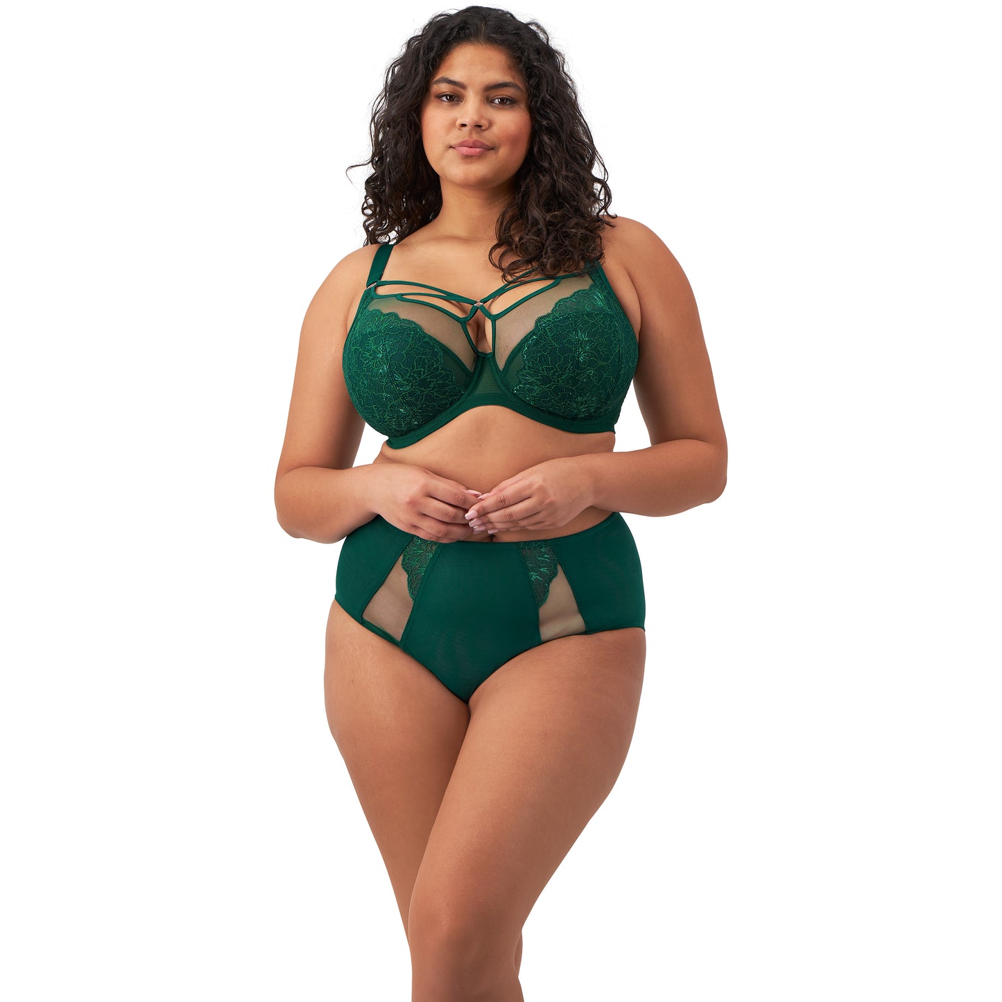 Elomi Brianna Plunge Bra - Rainforest