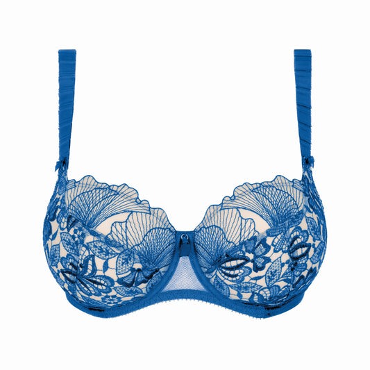 Empreinte Agathe Low Neck Underwire Bra - Lazuli