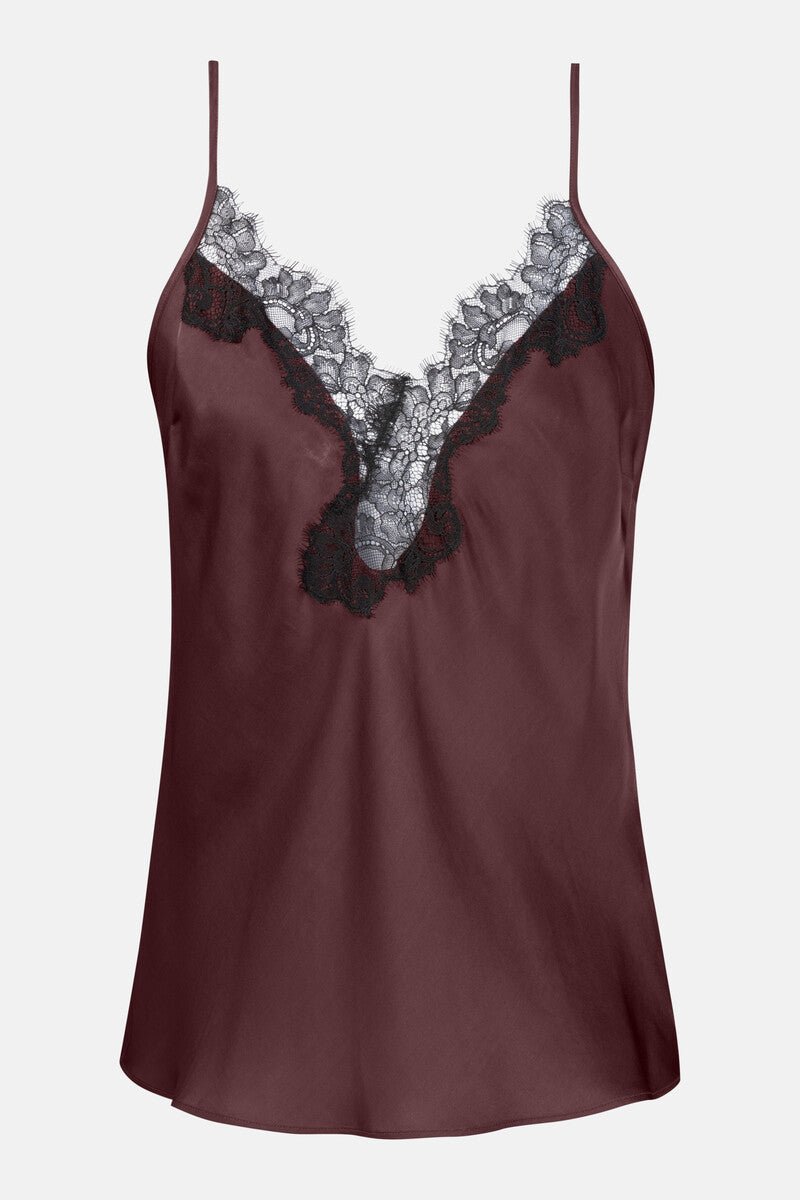 Mey Poetry Luxury Camisole & Knicker Set - Maroon