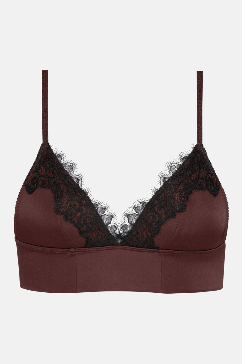 Mey Poetry Luxury Triangle Bra - Maroon