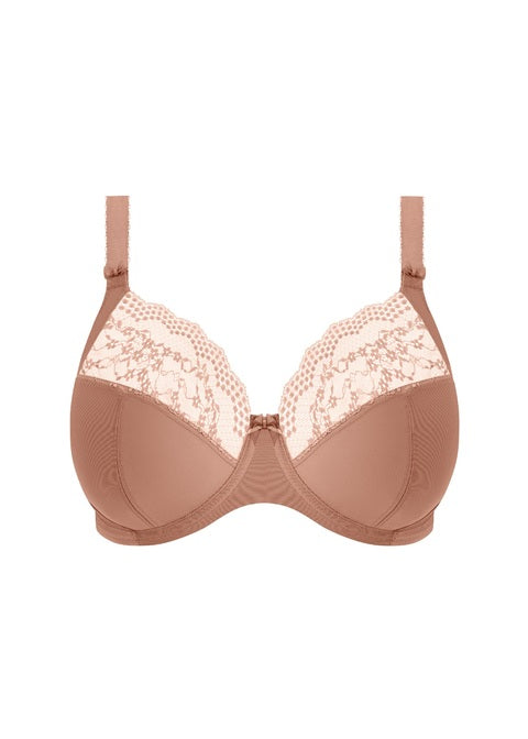 Elomi Lucie Stretch Plunge Bra - Mocha