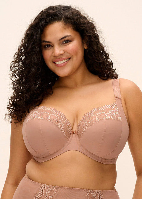 Elomi Lucie Stretch Plunge Bra - Mocha