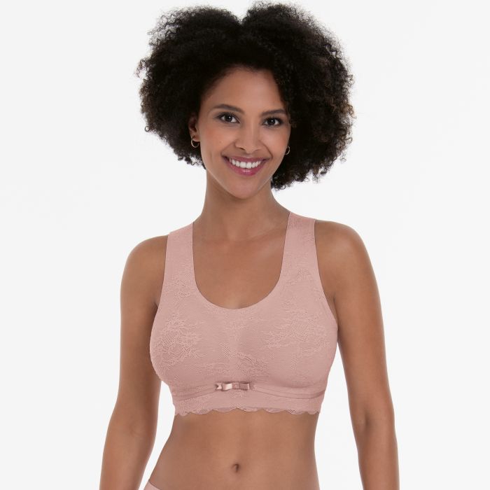 Anita Essentials Lace Bralette - Rosewood