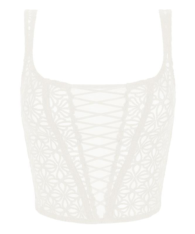 Secret Memories Bustier - Ivory