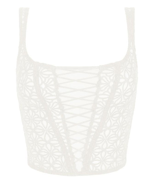 Secret Memories Bustier - Ivory