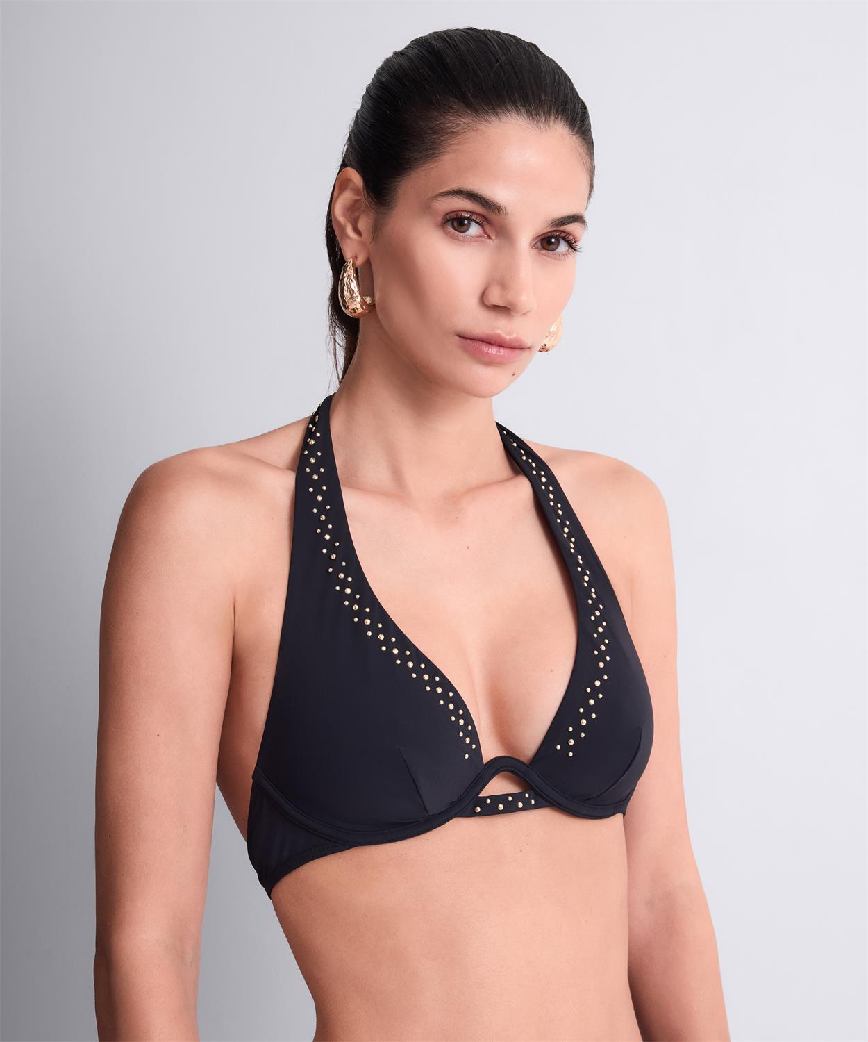 Aubade Summer Stars Mono Wired Bikini Top - Black