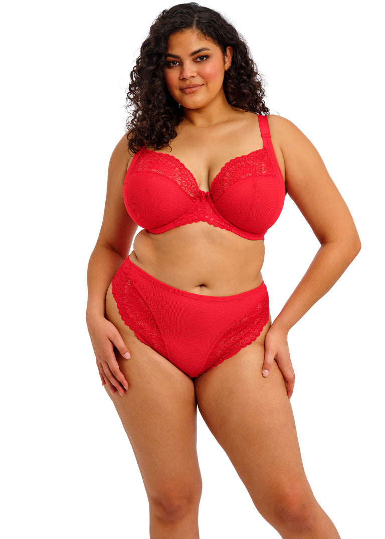 Elomi Tiernie Stretch Plunge Bra - Red