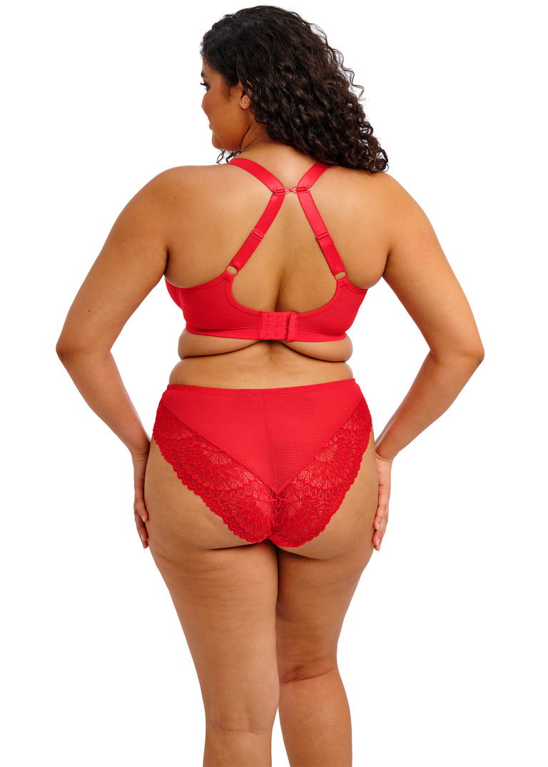 Elomi Tiernie Stretch Plunge Bra - Red
