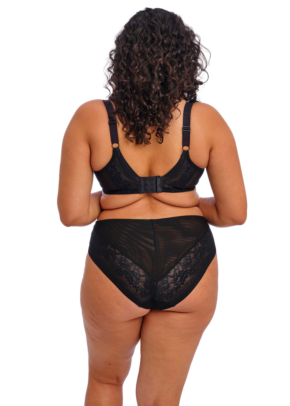 Elomi Nerina Underwire Stretch Plunge Bra - Black