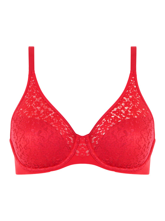 Norah Flex Fit Full Coverage Bra - Poppy Red