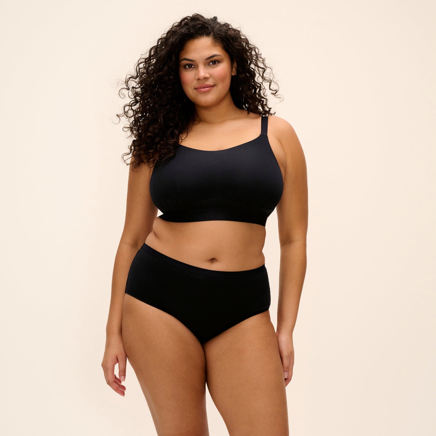 Elomi Downtime Wire Free Bralette - Black