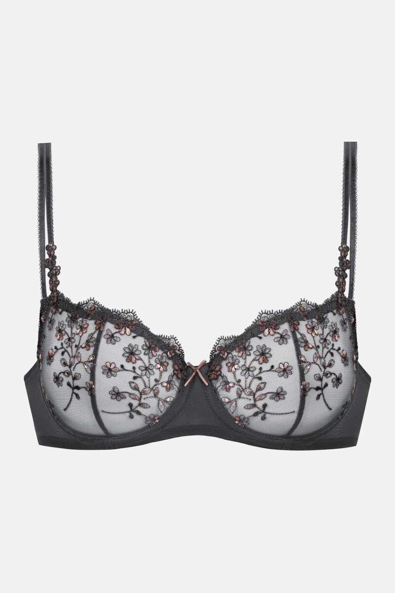 Mey Delightful Demi Cup Bra - Thunder