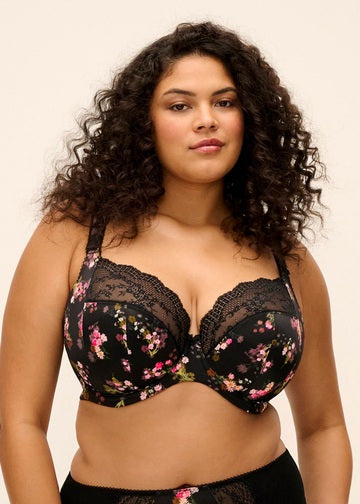 Elomi Lucie Stretch Plunge Bra - Fleur