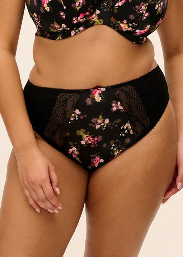 Elomi Lucie High Leg Brief - Fleur