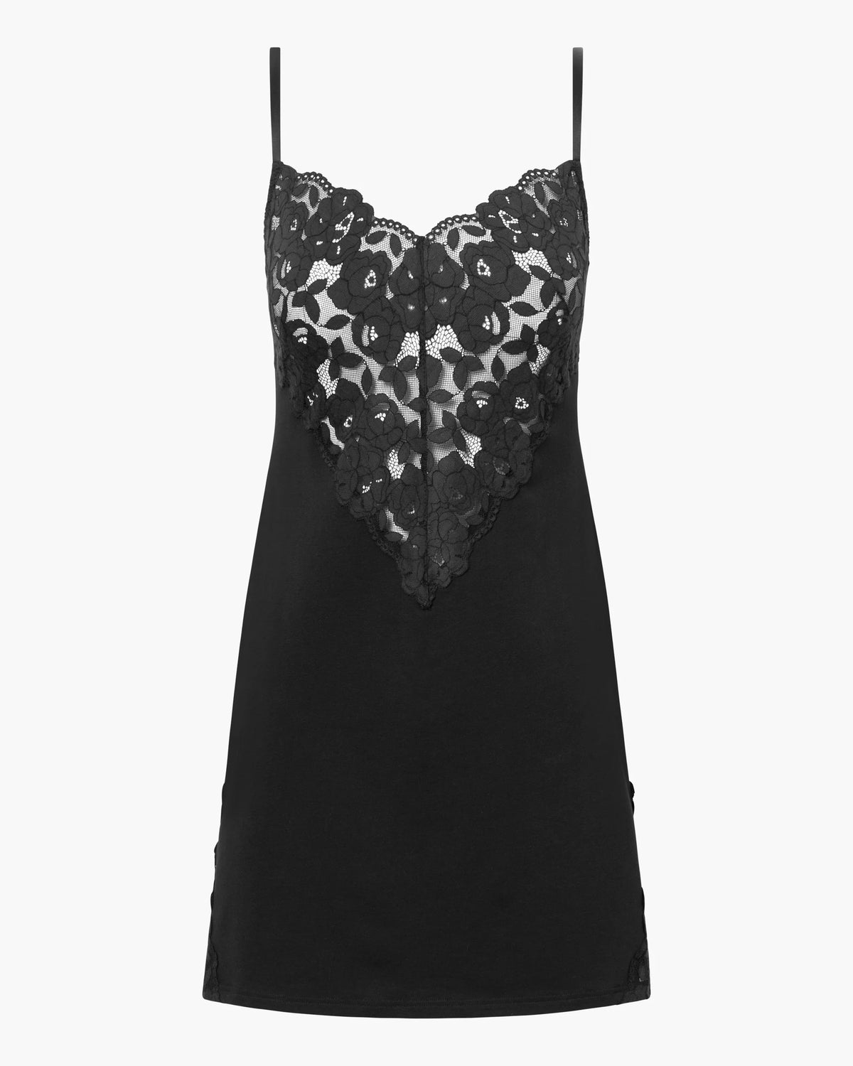 Cosabella Romanza Cotton Slip - Black