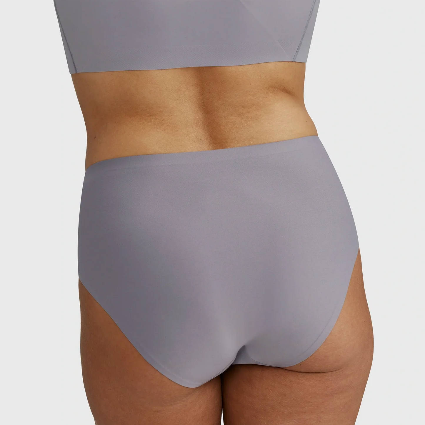 Evelyn & Bobbie High Waisted Retro Bikini - London Fog