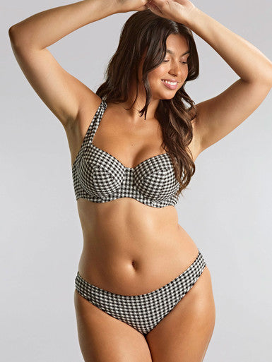 Panache Classic Bikini Brief - Black Gingham