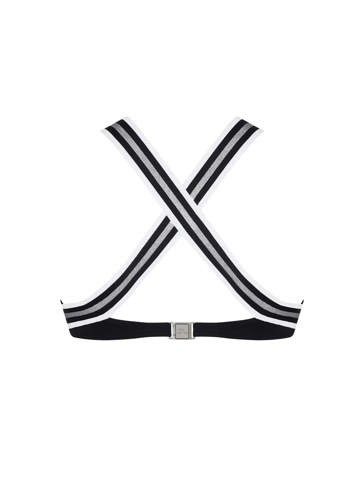 Energie Nautique Cross Back Bikini Top - Silver