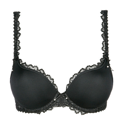 Jane Heartshape Plunge  - Black