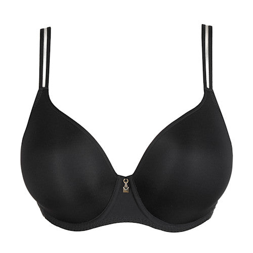 Primadonna Twist Twist Side Padded Plunge Bra - Charcoal