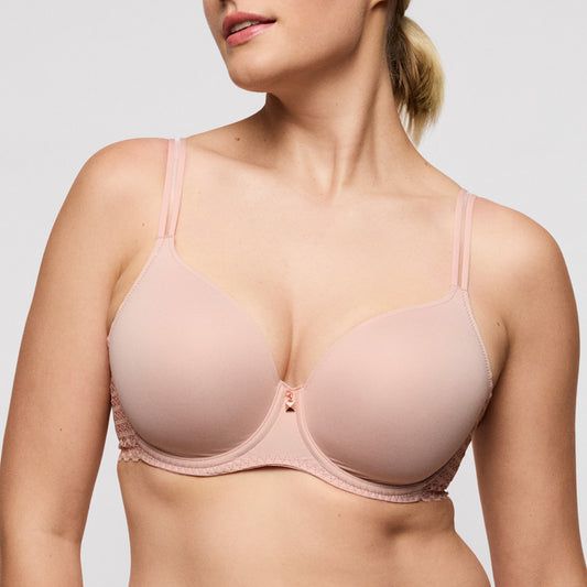 Primadonna Twist Twist Side Padded Plunge Bra - Rose