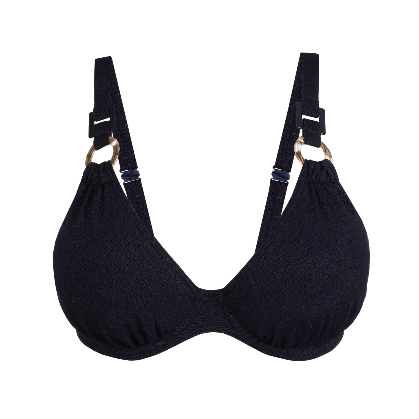 Pinner Padded Plunge Bikini Top - Dazzle