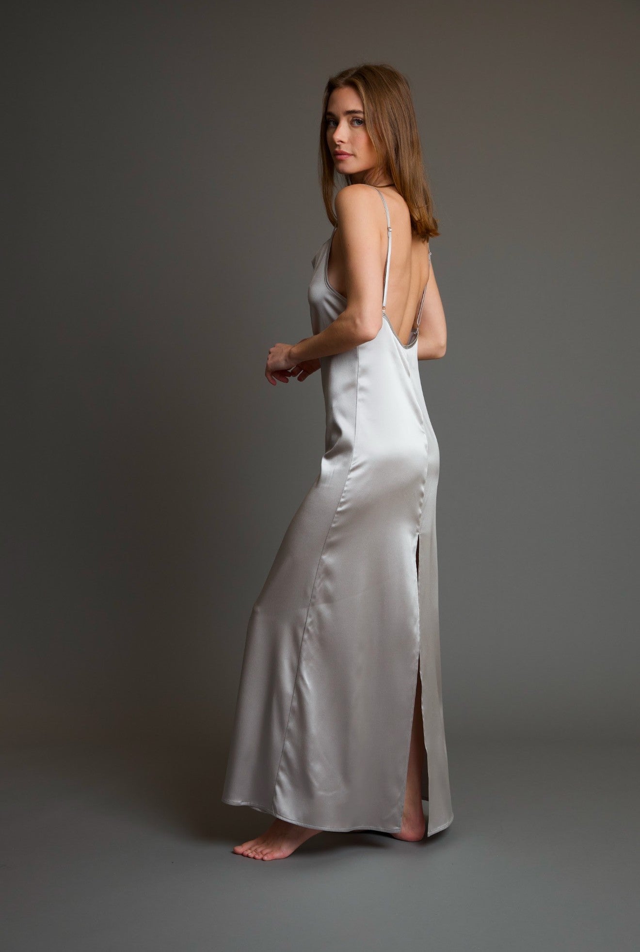 Toarmina Long Silk Nightie