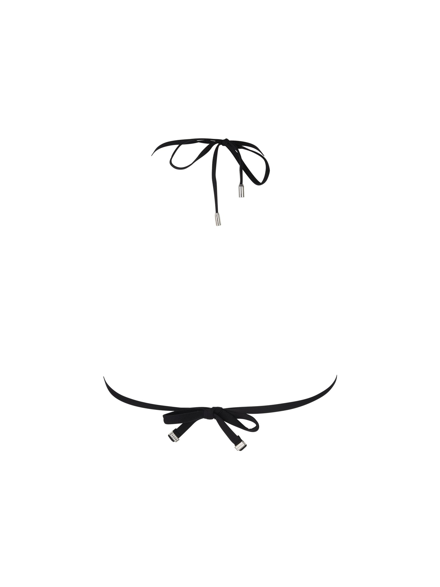 Ajourage Couture Triangle Bikini Top - Black