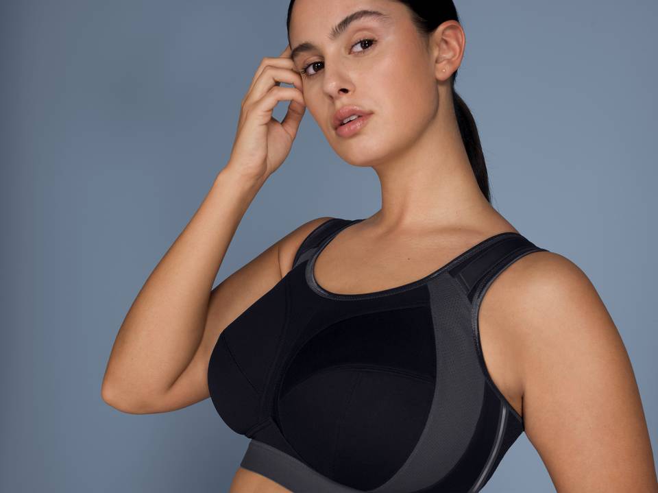 Extreme Control Plus Sports Bra - Anthracite