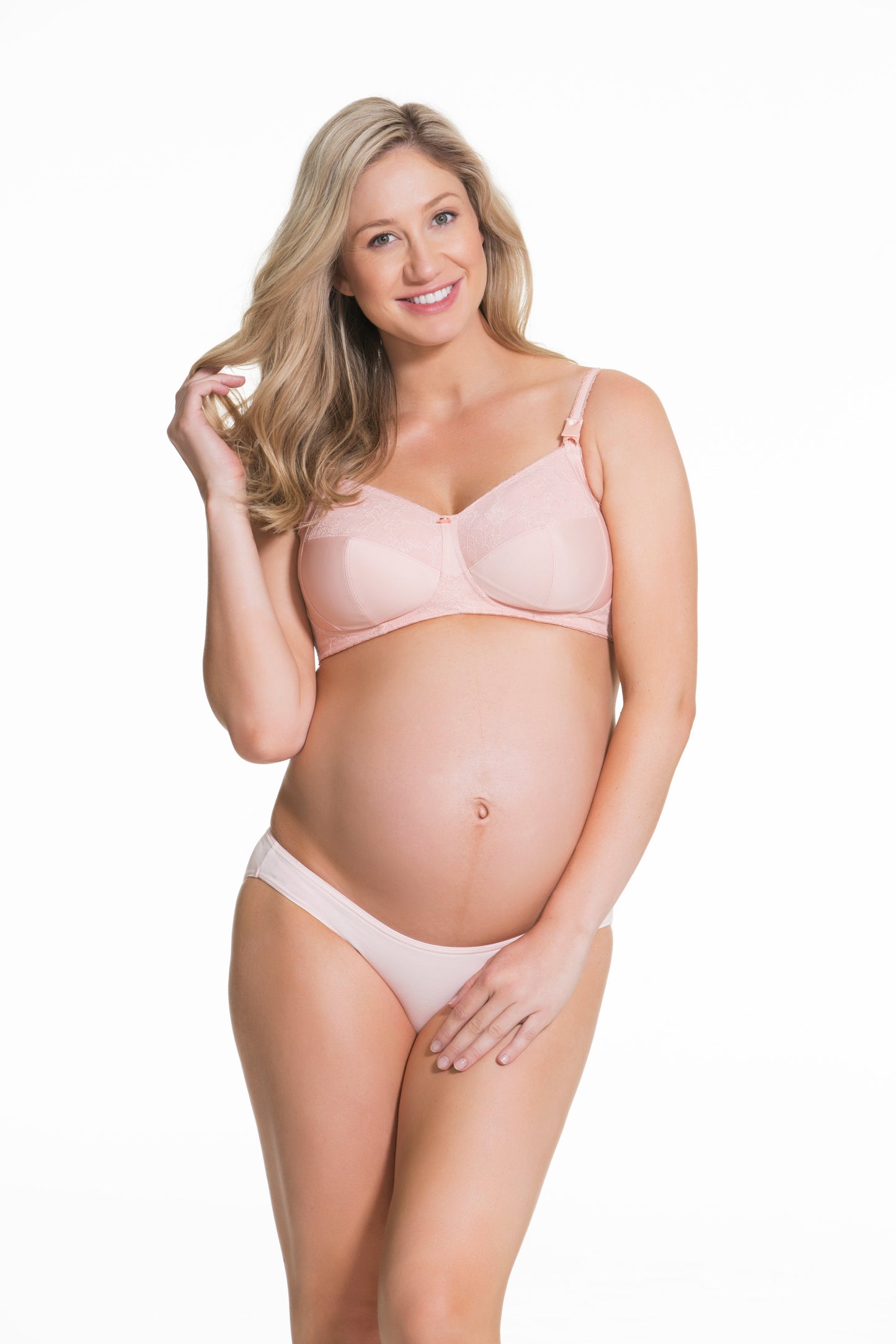 Tea Wireless Soft Cup Nursing Bra - Blush