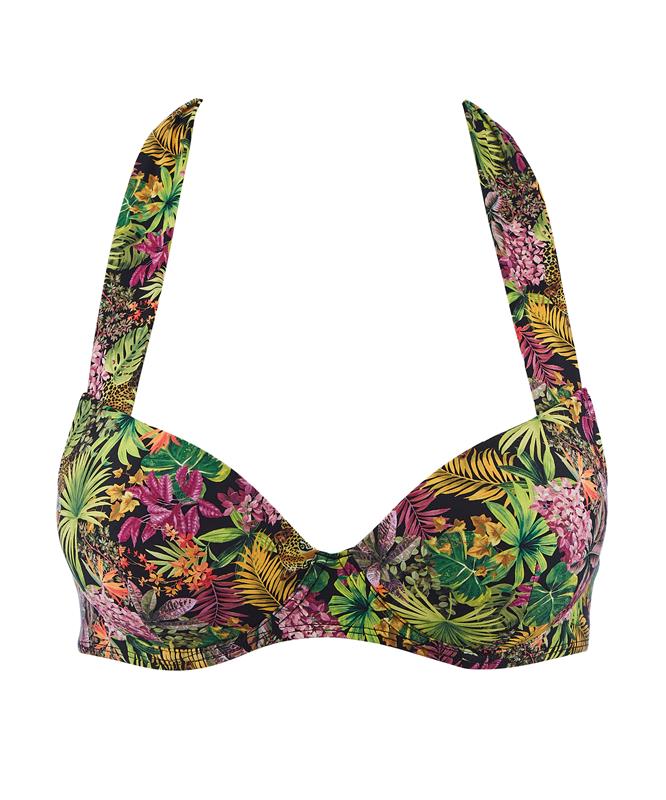 Exotic Fever Plunge Bikini Top