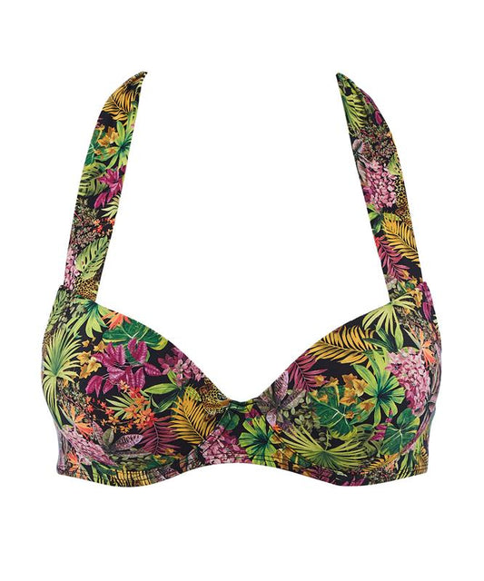 Exotic Fever Plunge Bikini Top