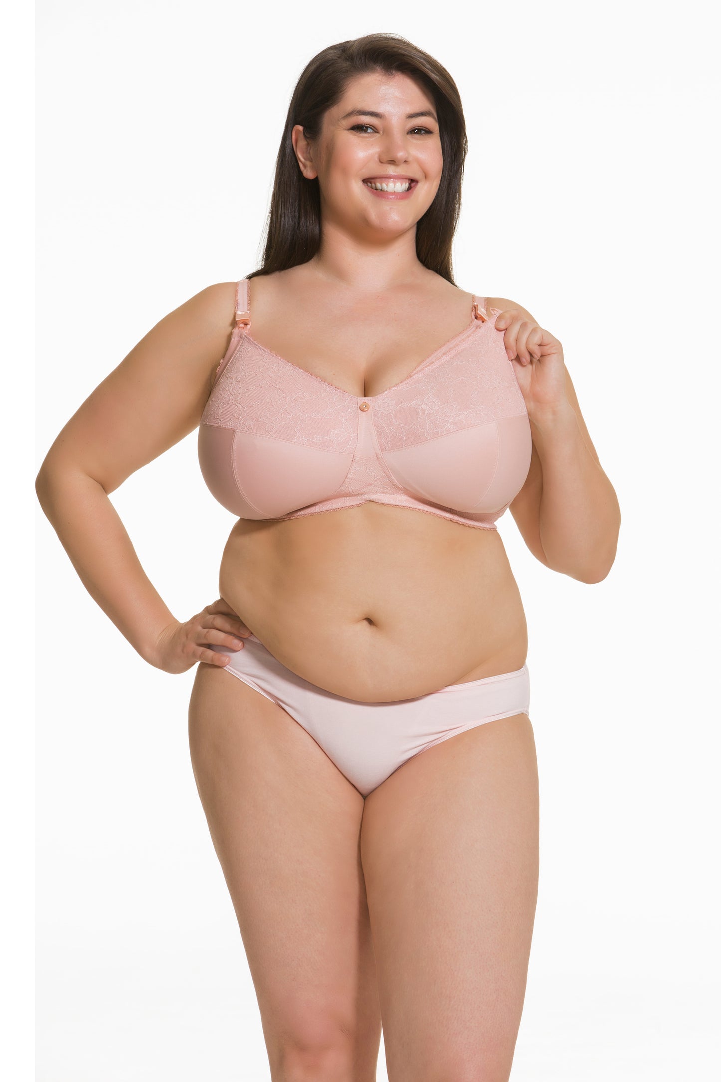 Tea Wireless Soft Cup Nursing Bra - Blush
